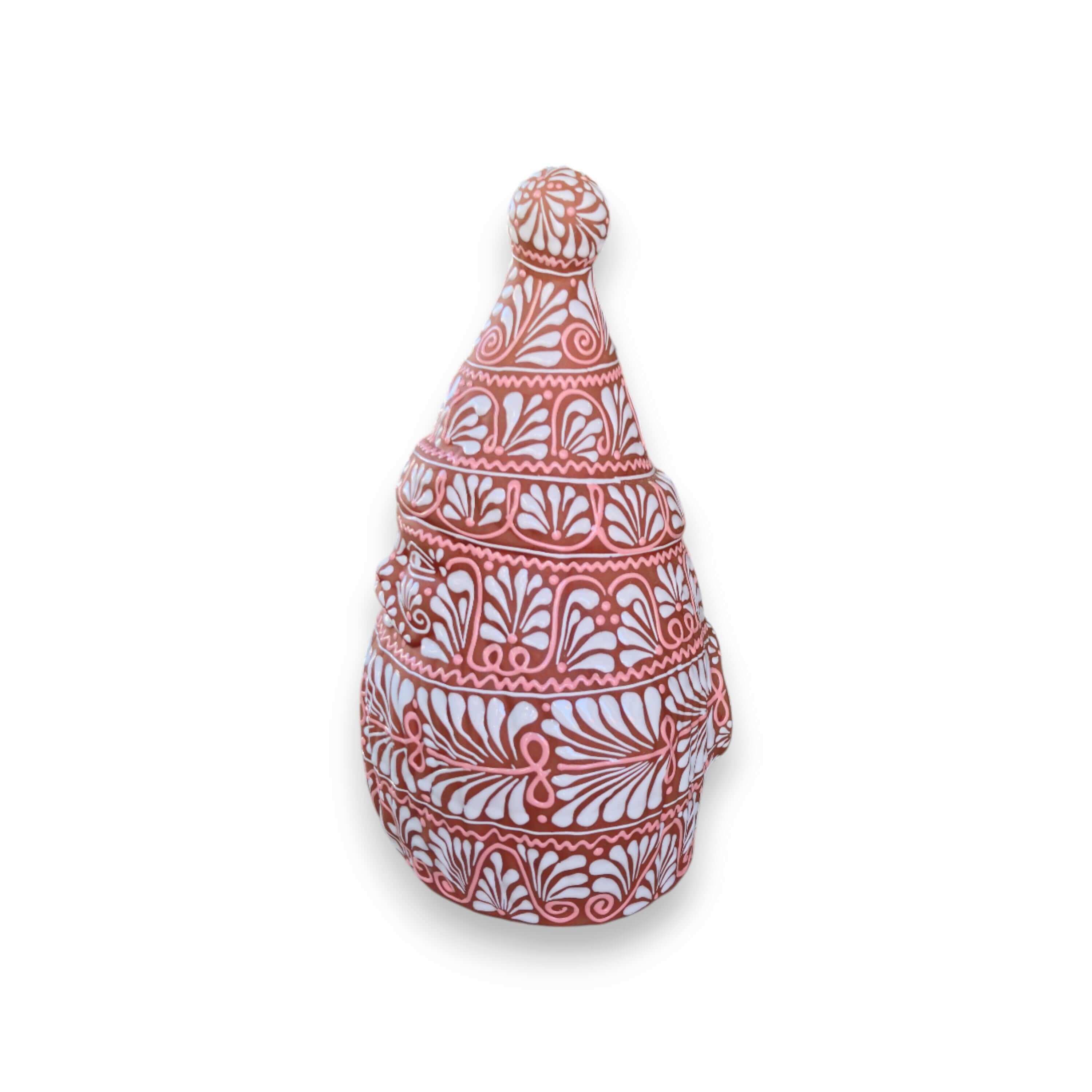 Terracotta Talavera Santa | Handcrafted Holiday Statue