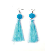 Hmong PomPom Tassel Earrings - Thailand
