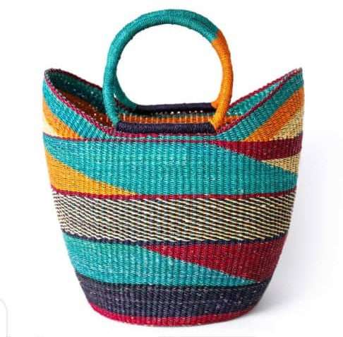 Keteke Colorful woven basket