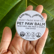 Natural Pet Paw Balm, Moisturizing Paw Salve for Dogs or Cats
