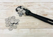 50 Monedas Mexicanas de Fichas Falsas de 50 Centavos para Jugar 50 Cent Magnetic Play Coins or Chips for Filling Bingo Cards