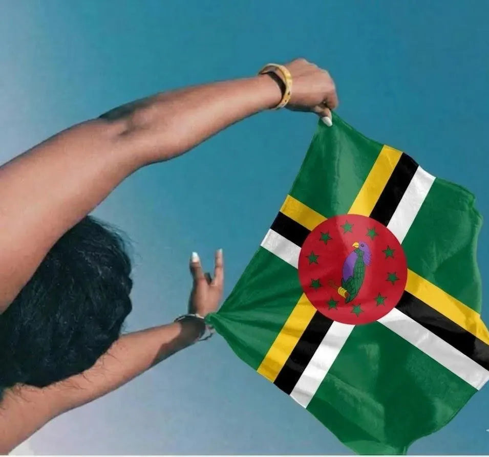 Dominica Flag Rally Towel