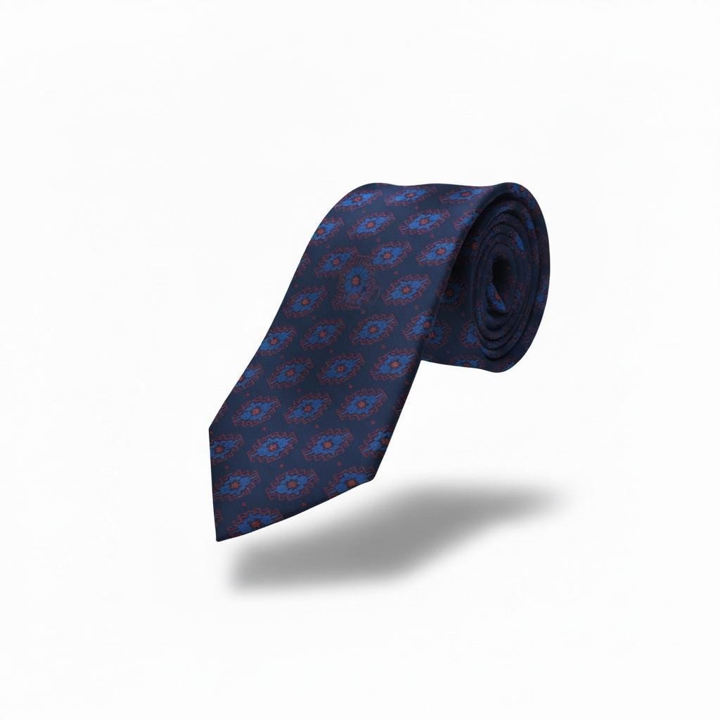 Armenian Rug  Silk Neck tie