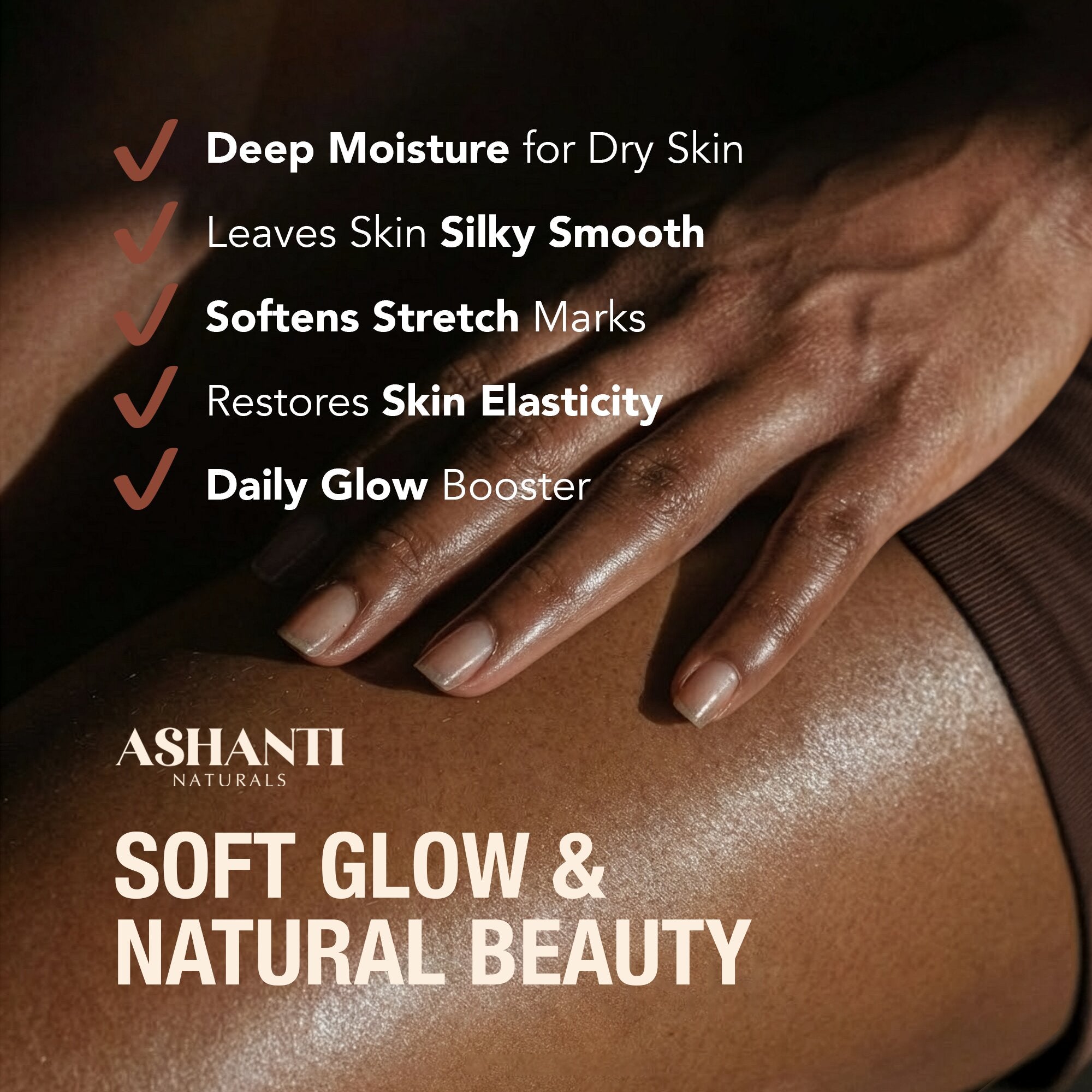 ASHANTI NATURALS Shea & Almond Body Oil - Midnight Amber