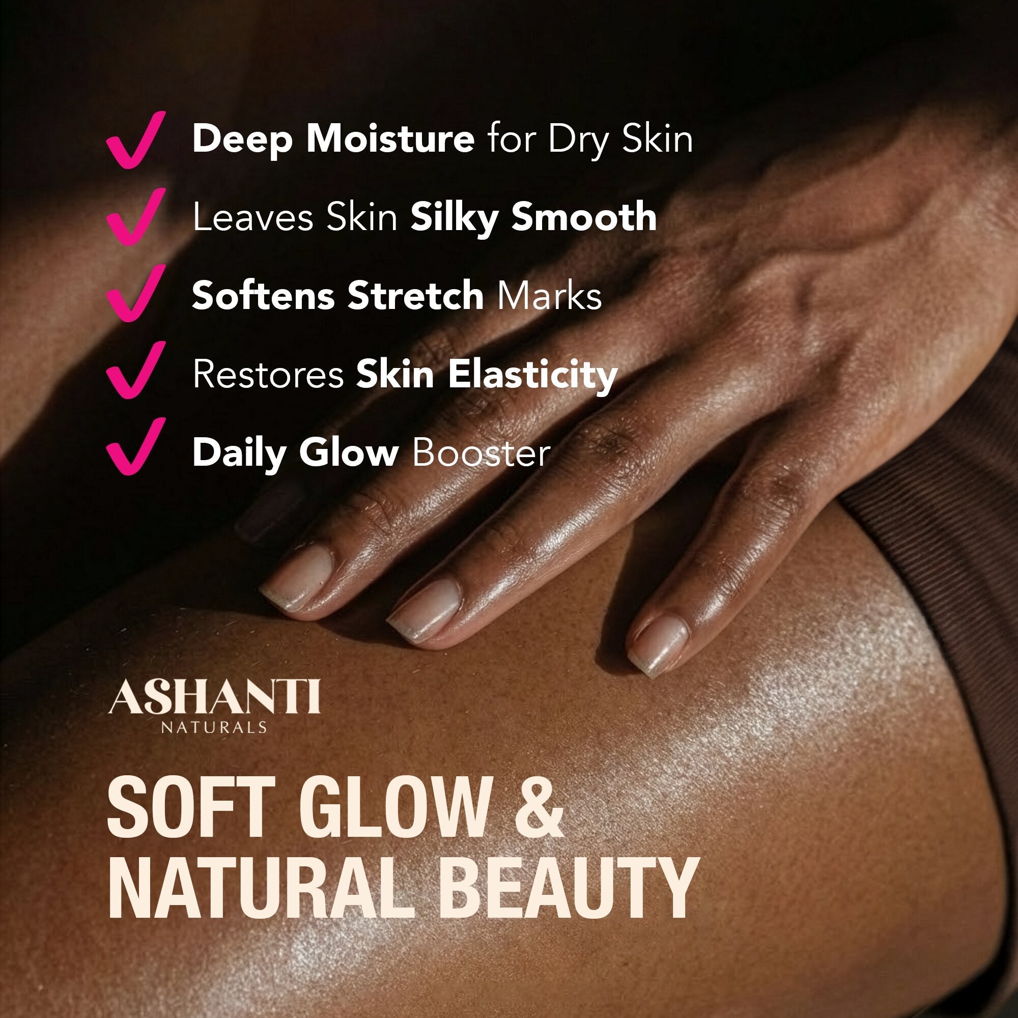 ASHANTI NATURALS Shea & Almond Body Oil - Pink Kisses