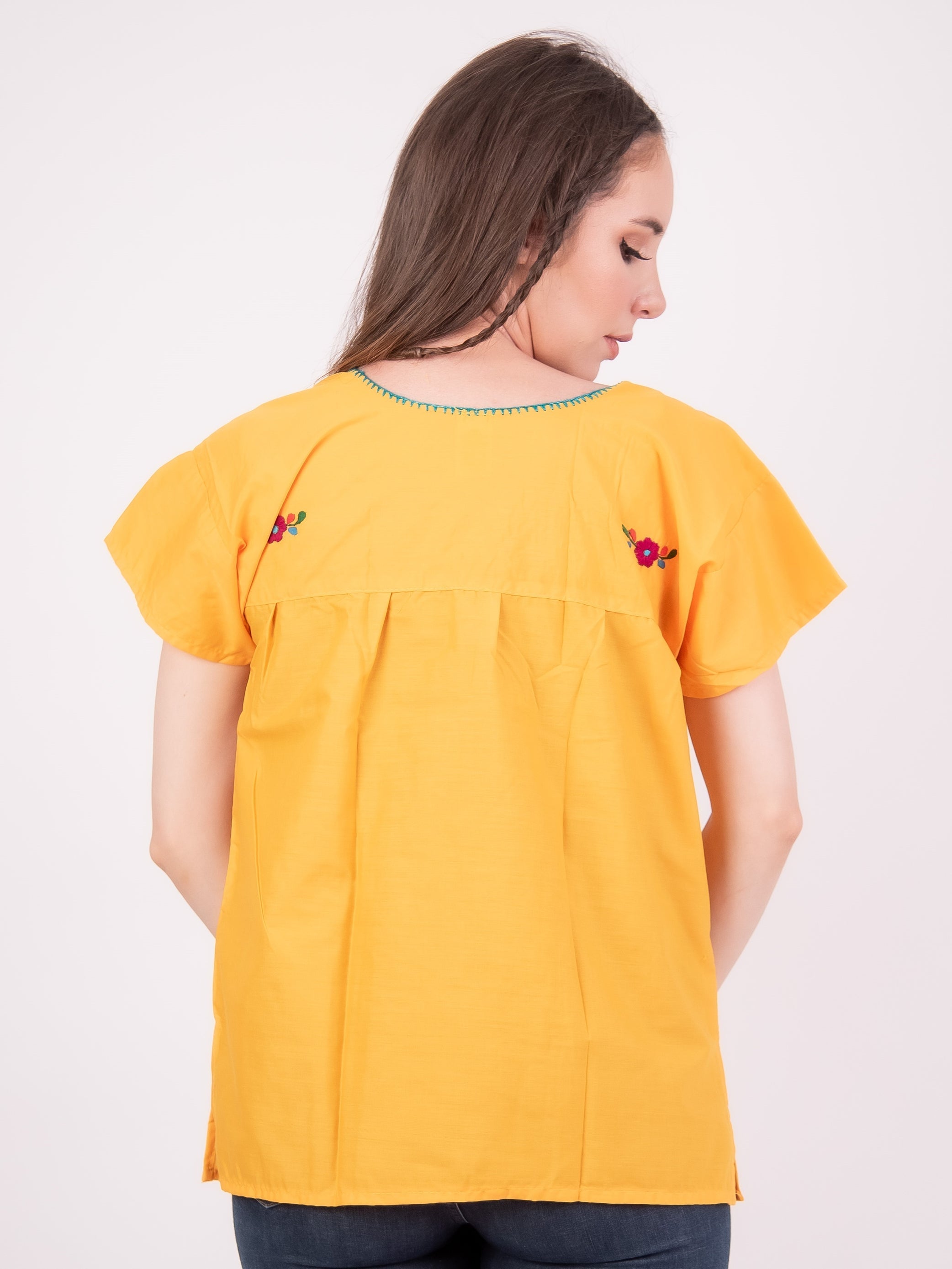 Tehuacan Blouse Blue