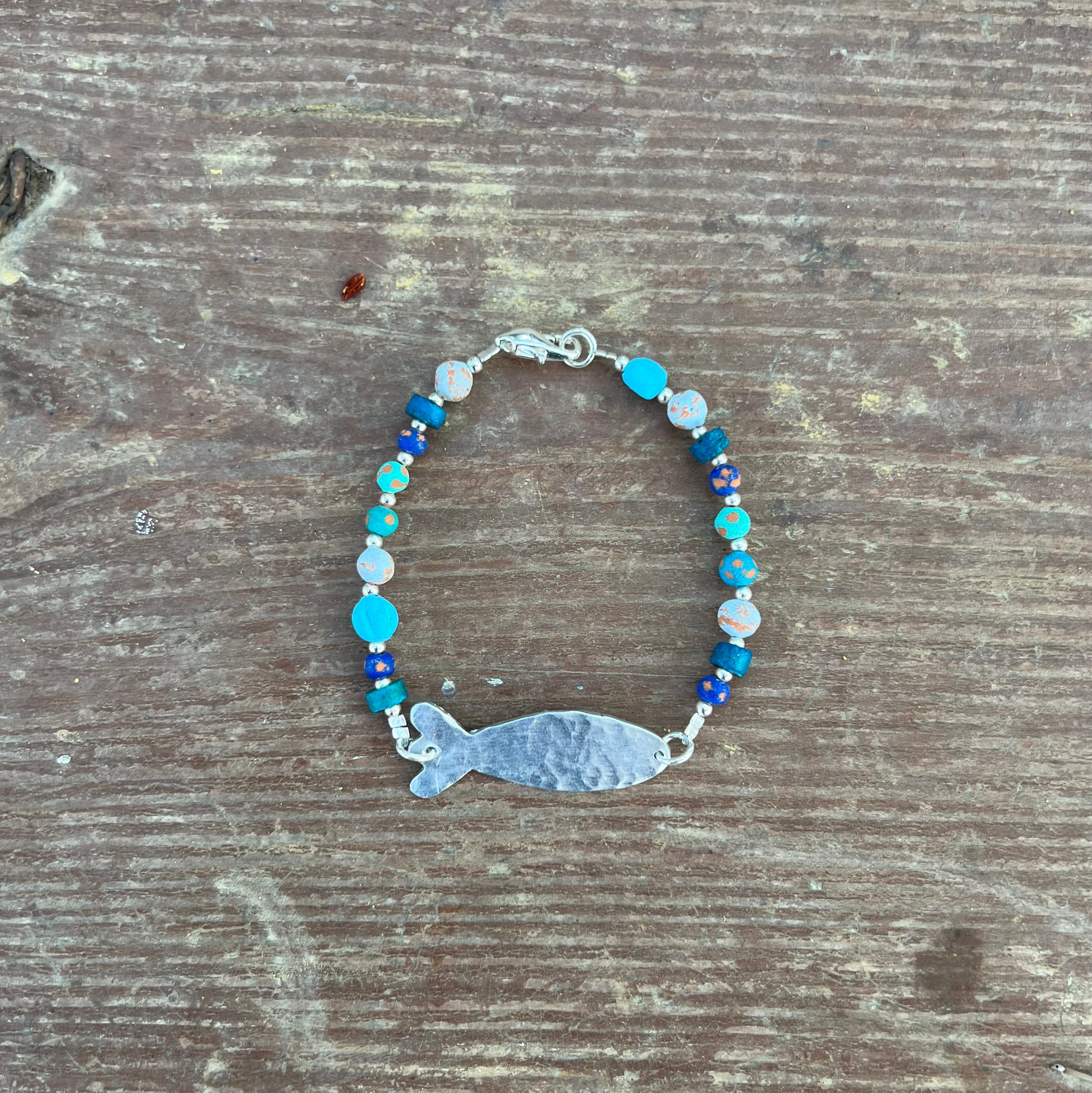 Aluminum Fish Clasp Bracelet