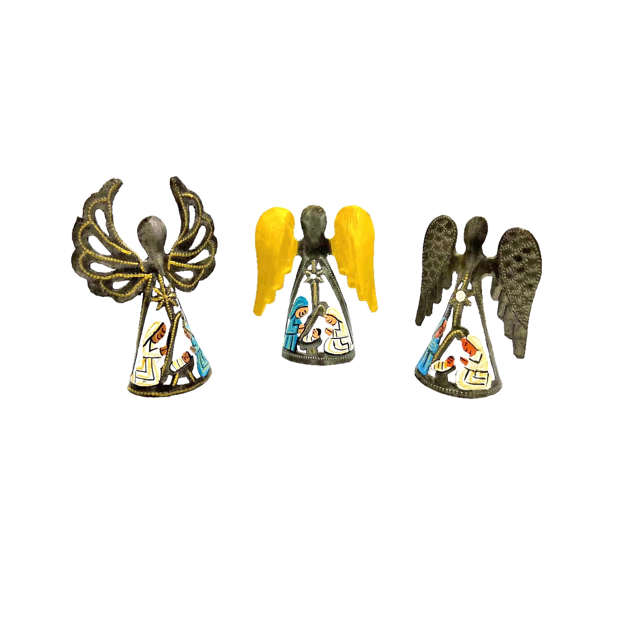 Mini Angel Nativity - Painted