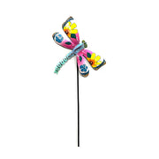Floral Dragonfly Garden Stake