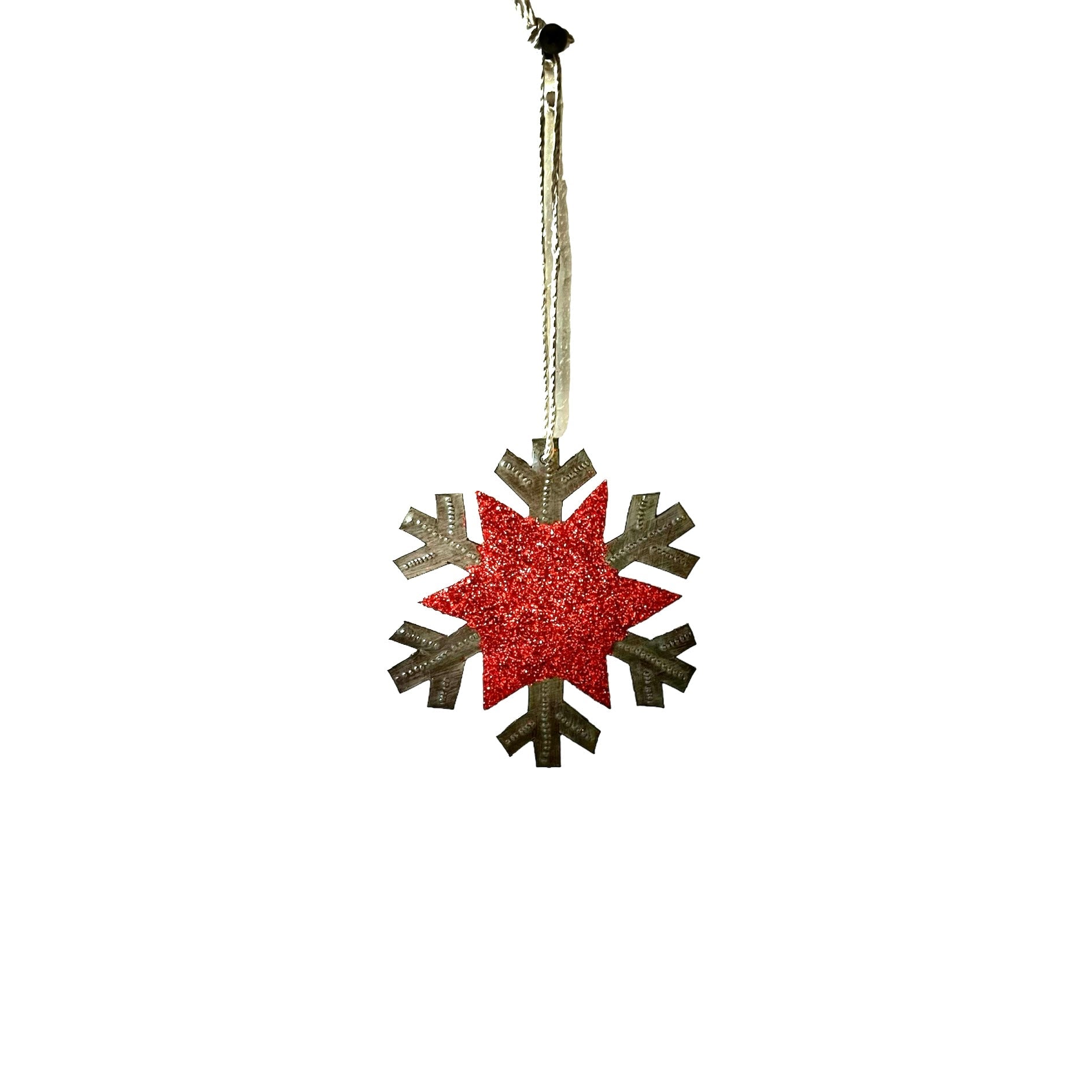 Glitter Snowflake Ornament