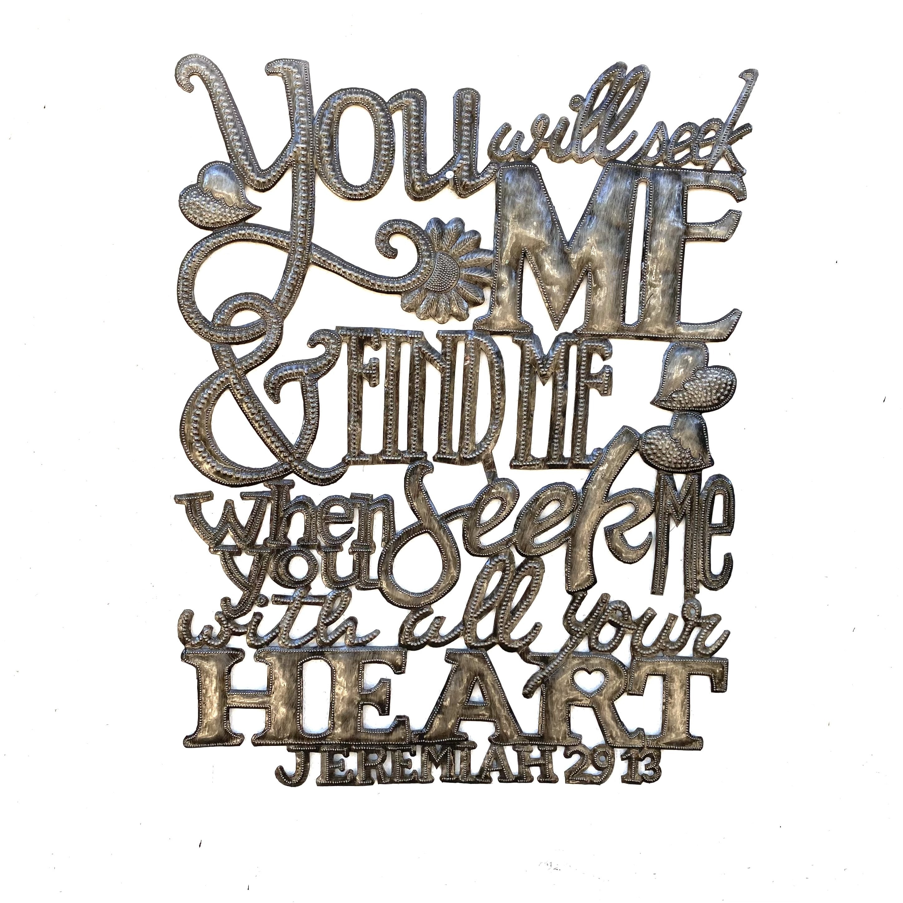 You Will Seek Me