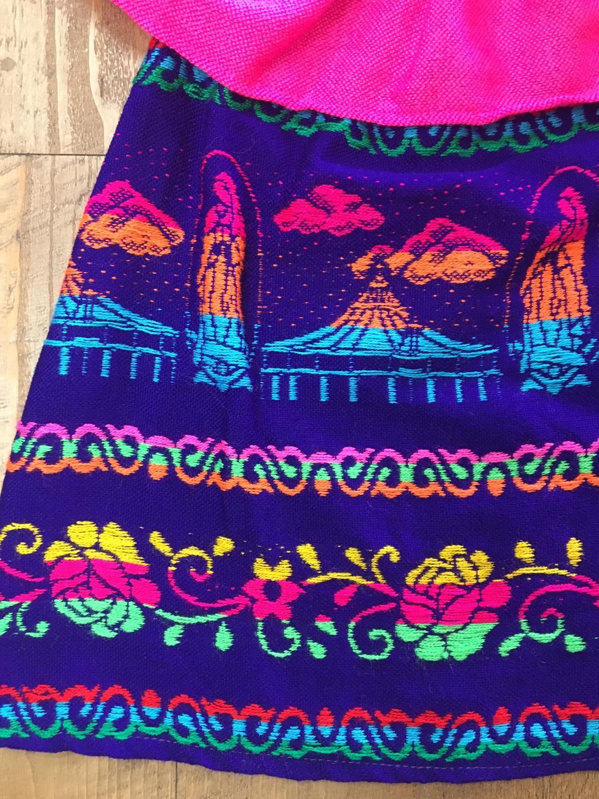 Mexican Virgen de Guadalupe Girls Dress 2 Pc