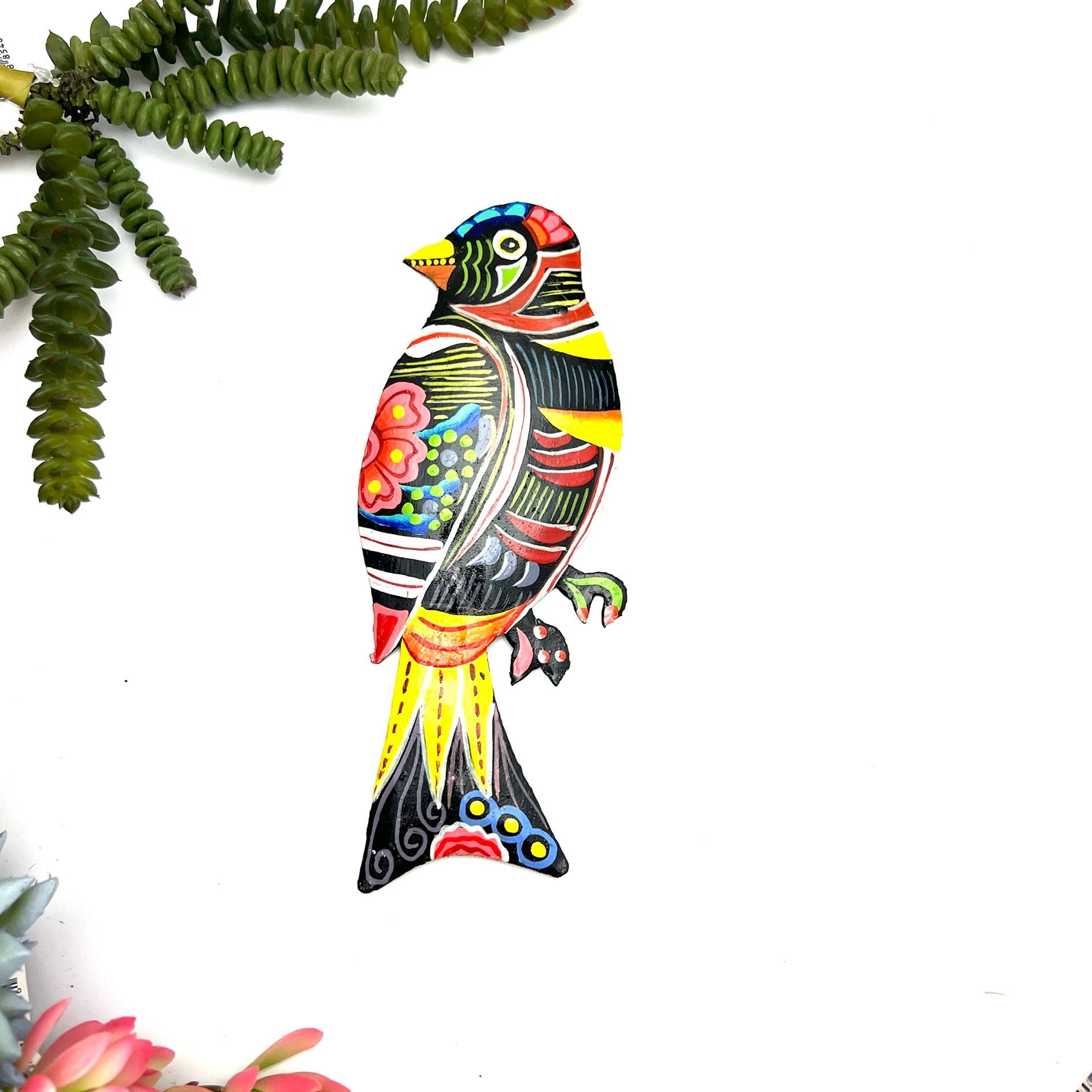 Bird On Perch