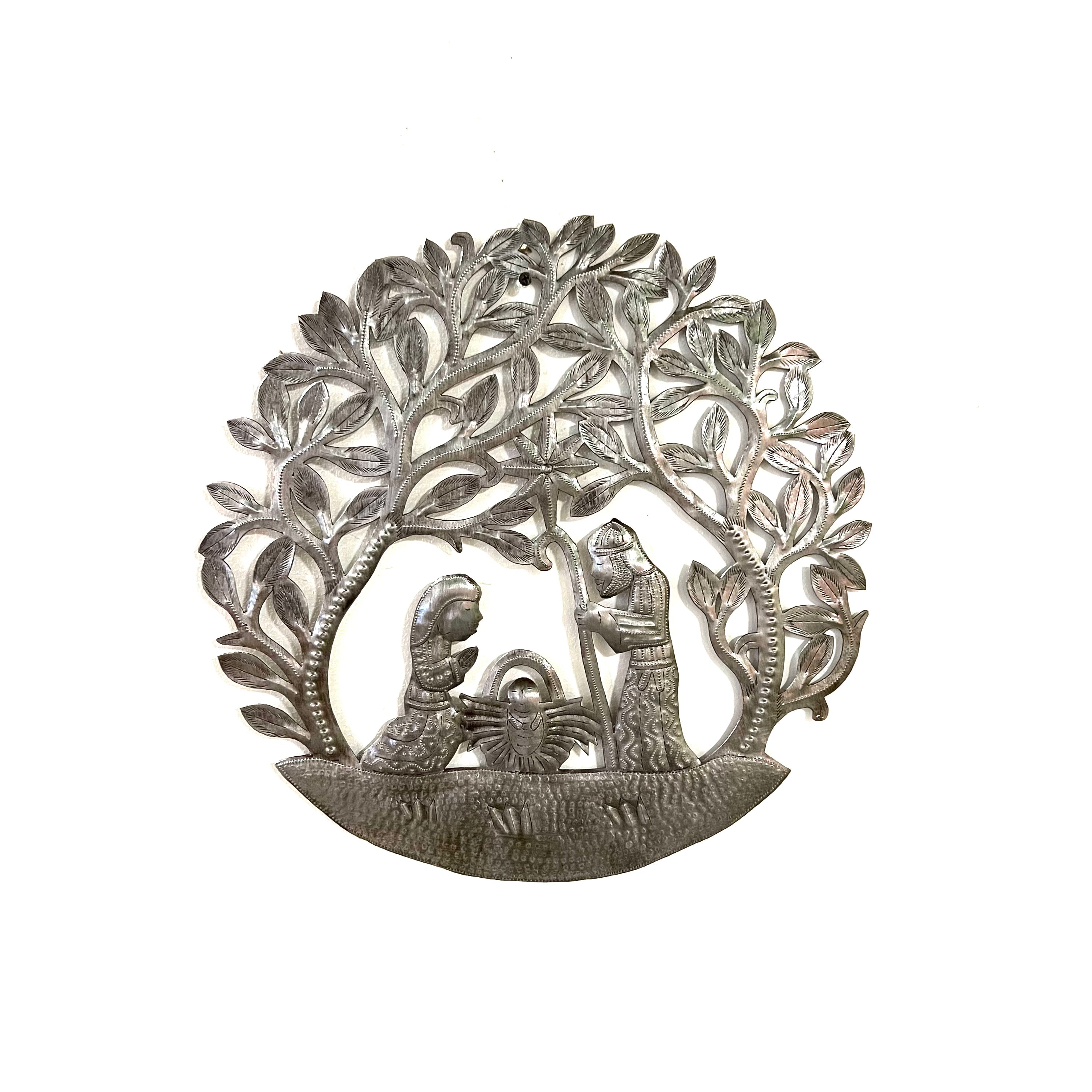 Large Round Nativity
