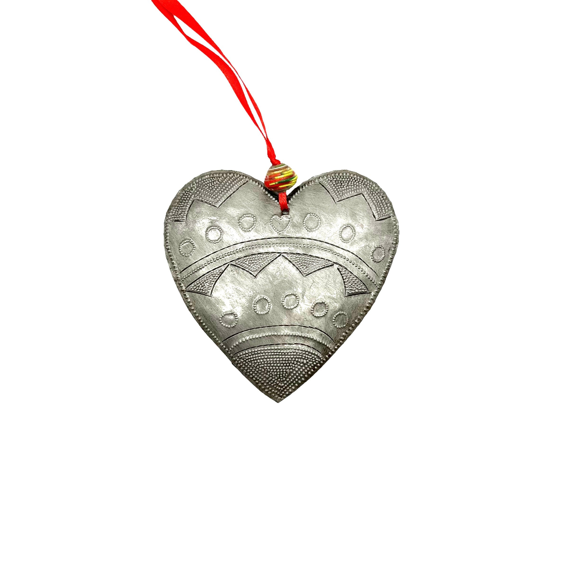 Steel Heart Ornament