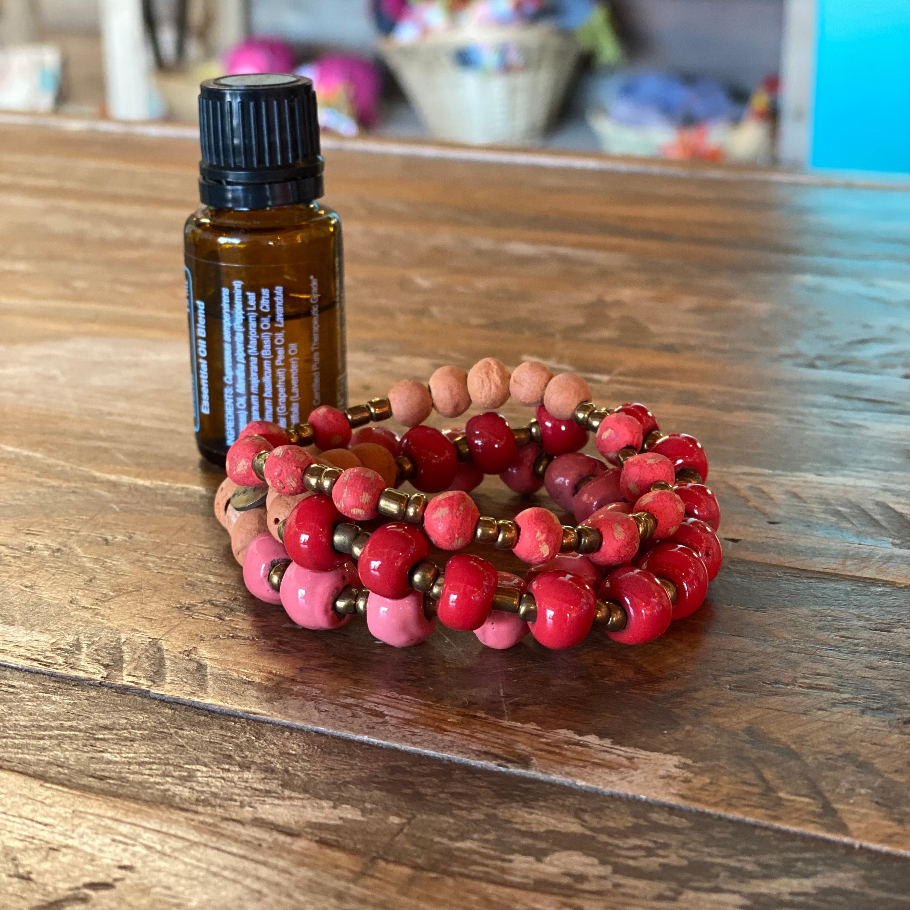 Sweetheart Aromatherapy Bracelet Set