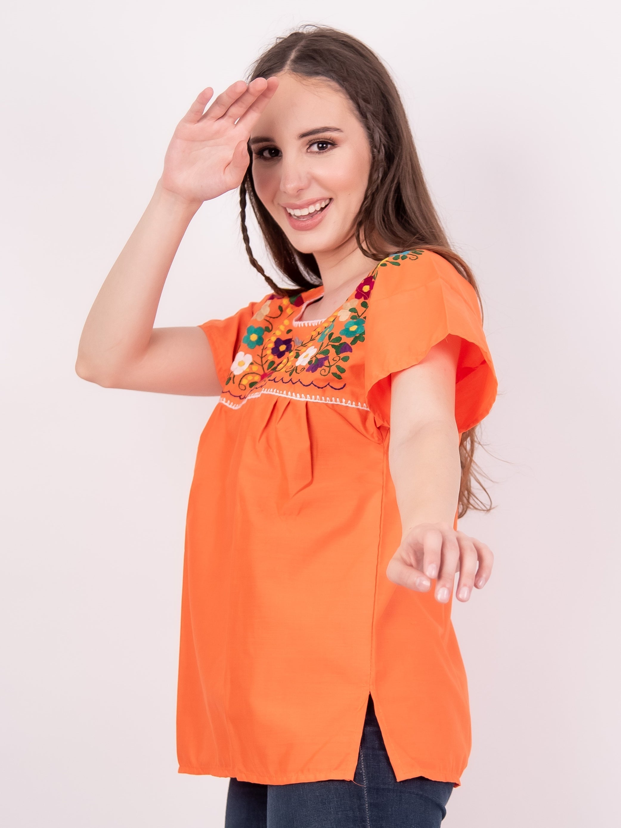 Tehuacan Blouse Blue