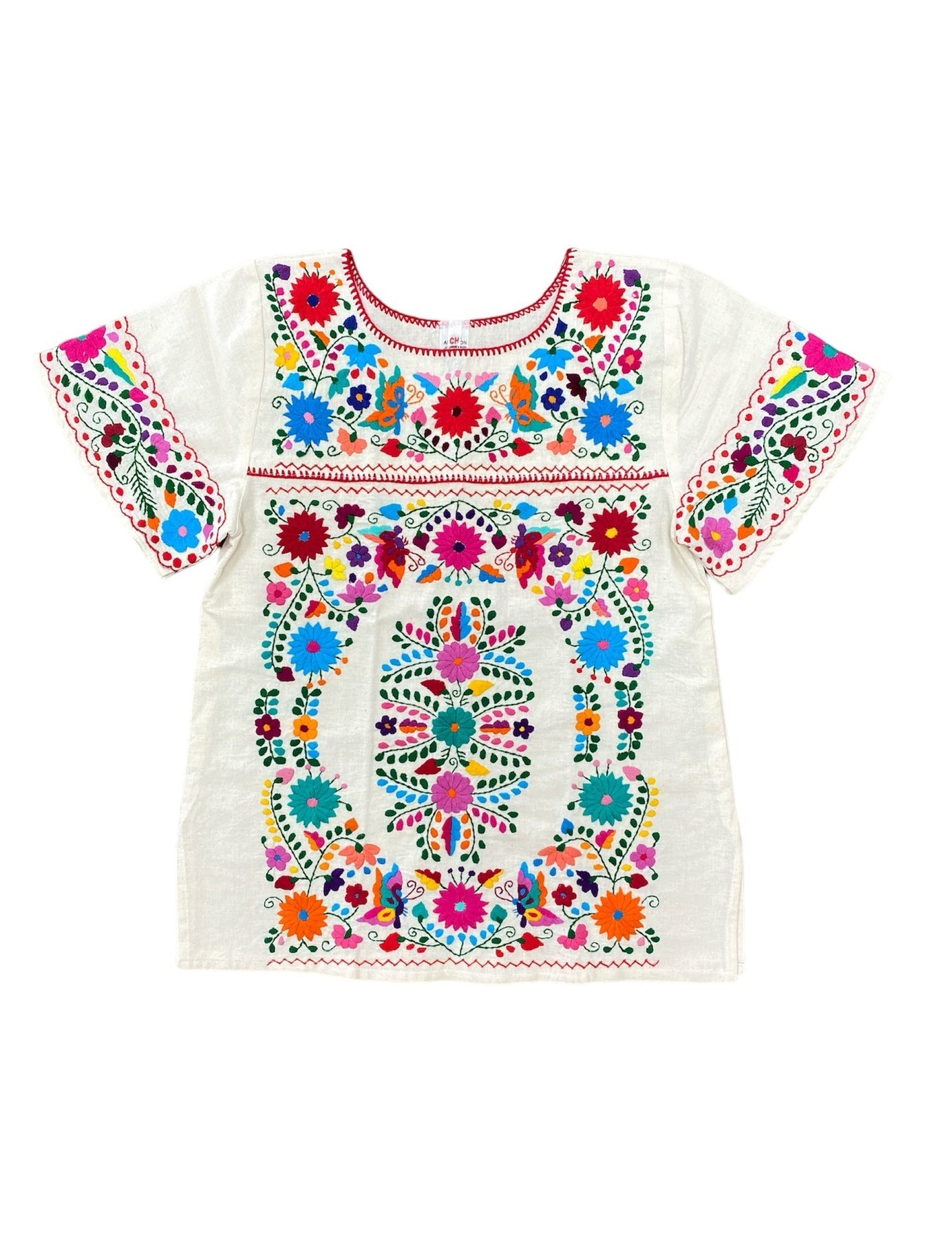 San Miguel Luxury Fine Blouse Ivory