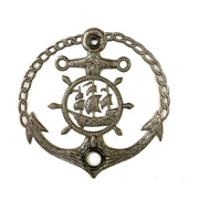 Anchor and Sailboat Oil Drum Top
