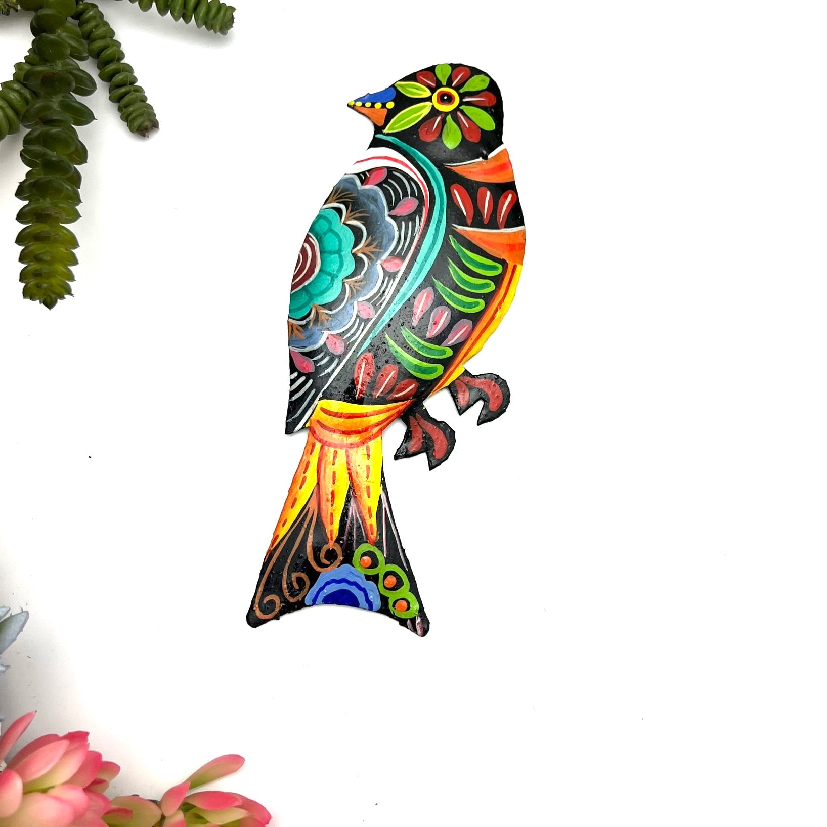 Bird On Perch