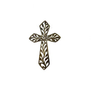 Life Cross- Brushed Metal