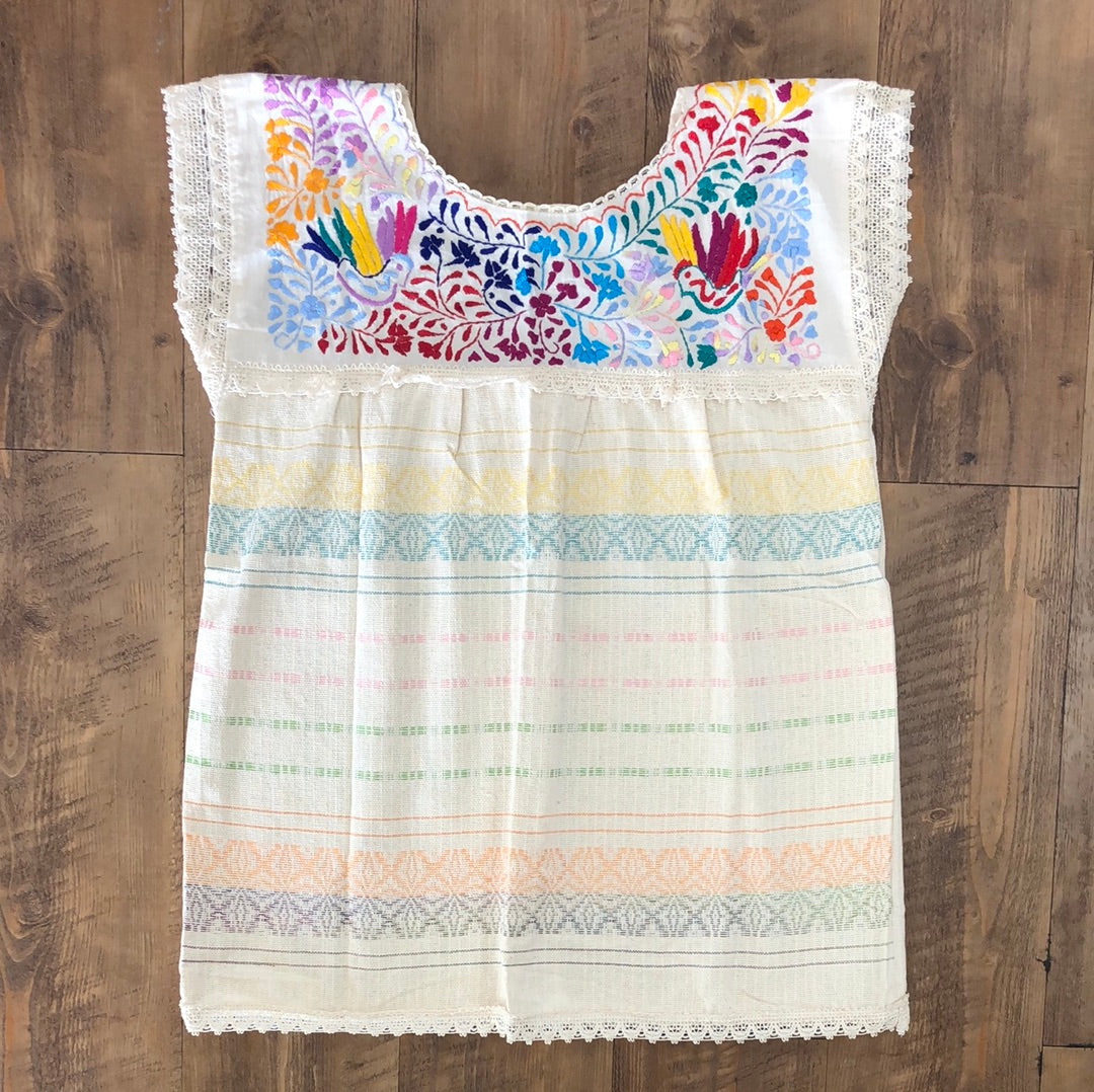 Oaxaca Paloma Ivory Blouse
