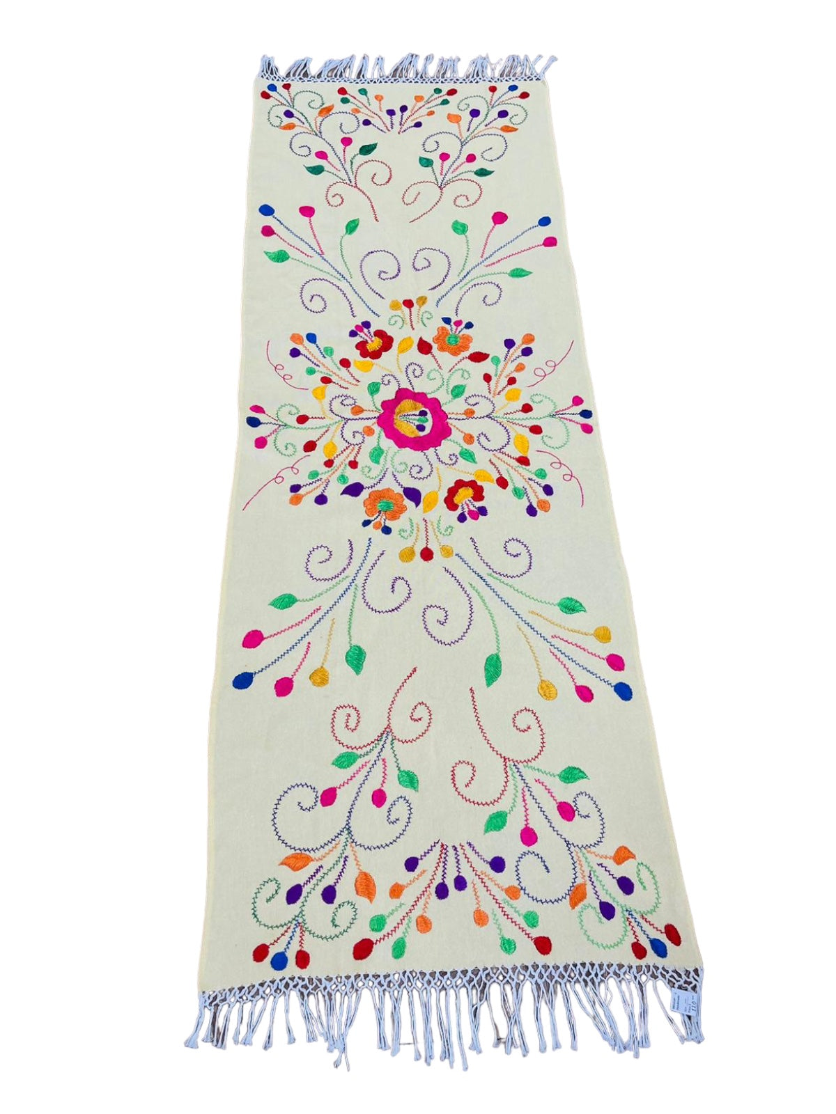 Mexican Handmade Embroidered Shawl Chilapa
