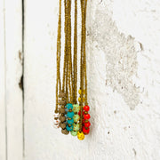 Antique Ceramic Necklace