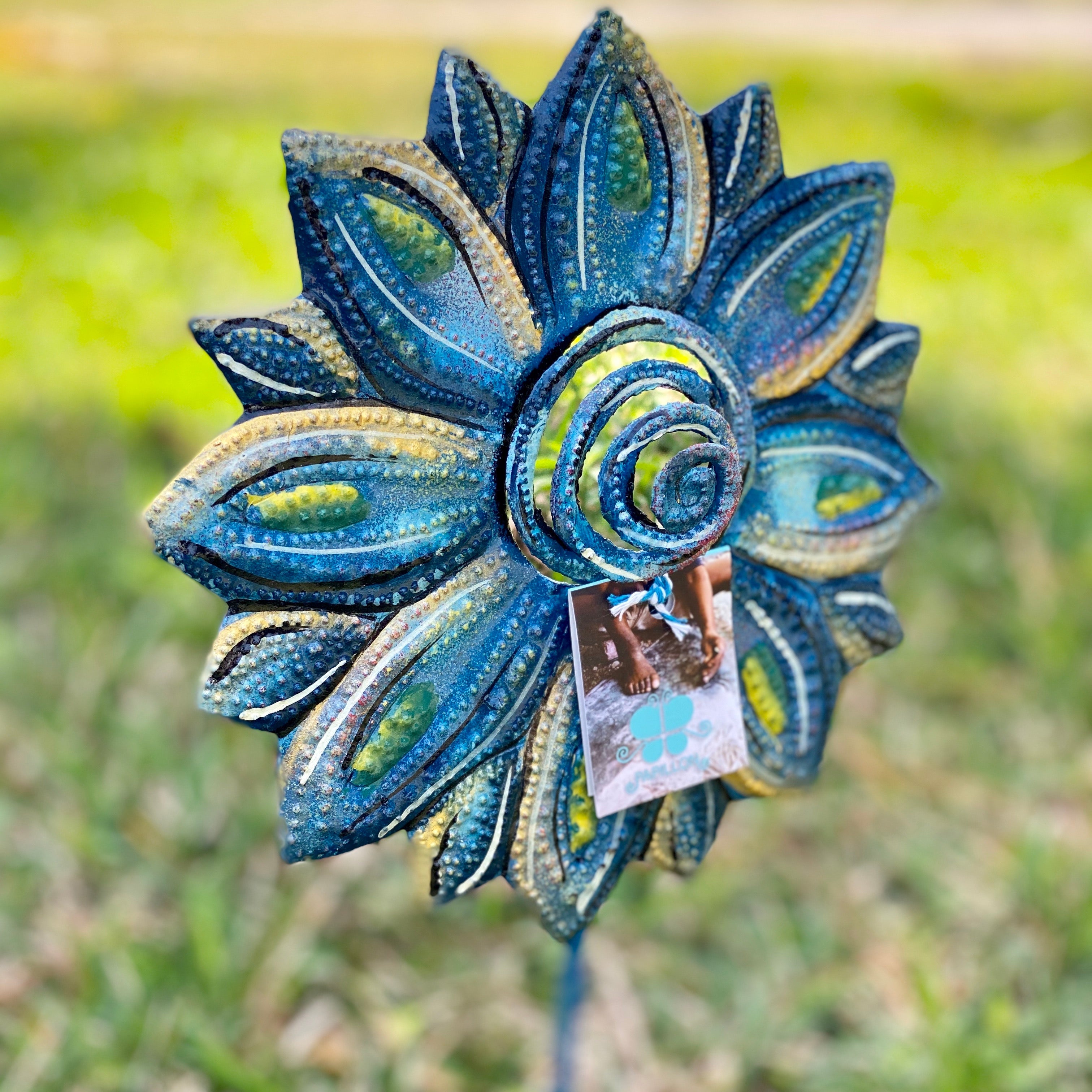 Floral Garden Stake