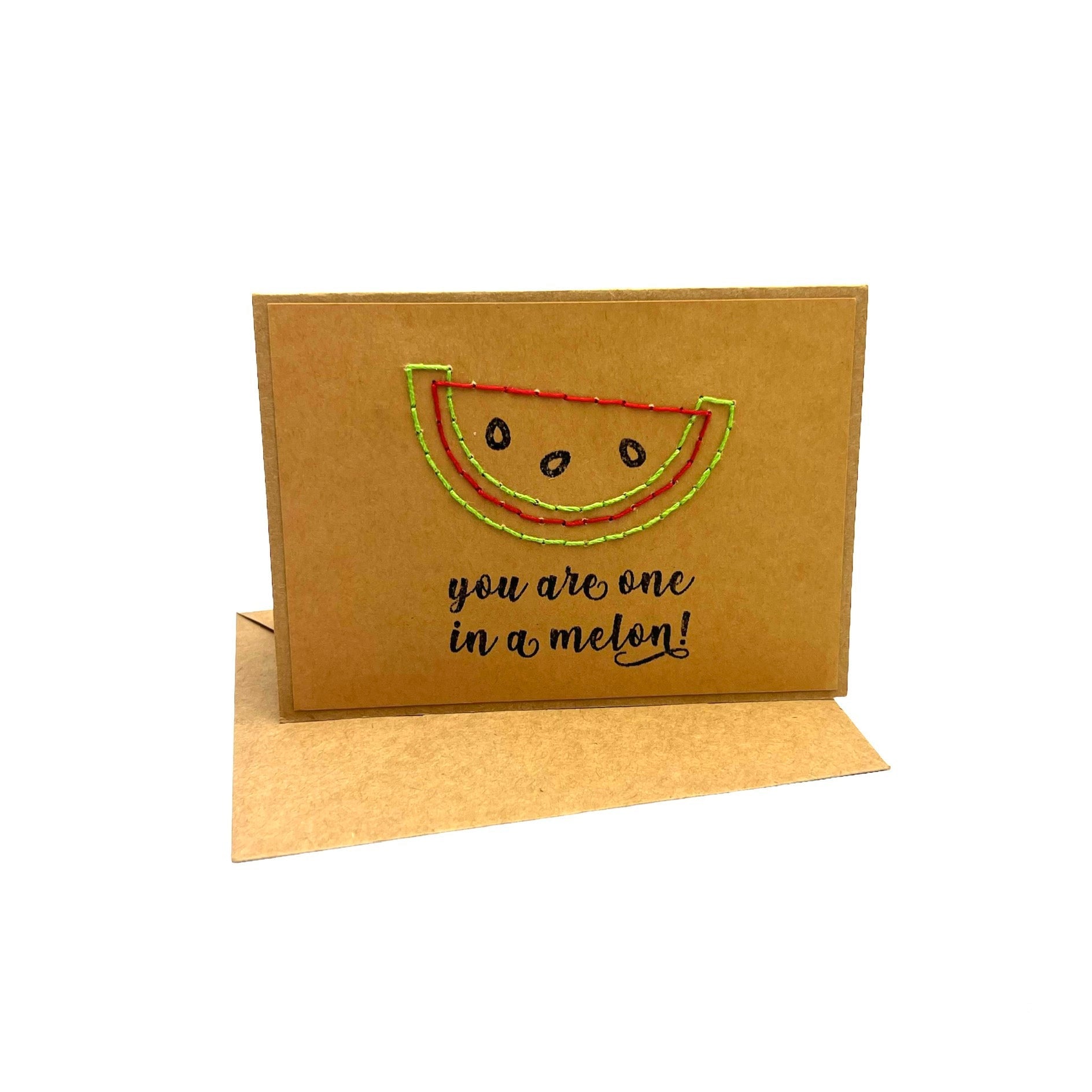 Rosie's Handmade Cards- One in a Melon