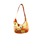 Girl's Patchwork Purse- Orange Juice