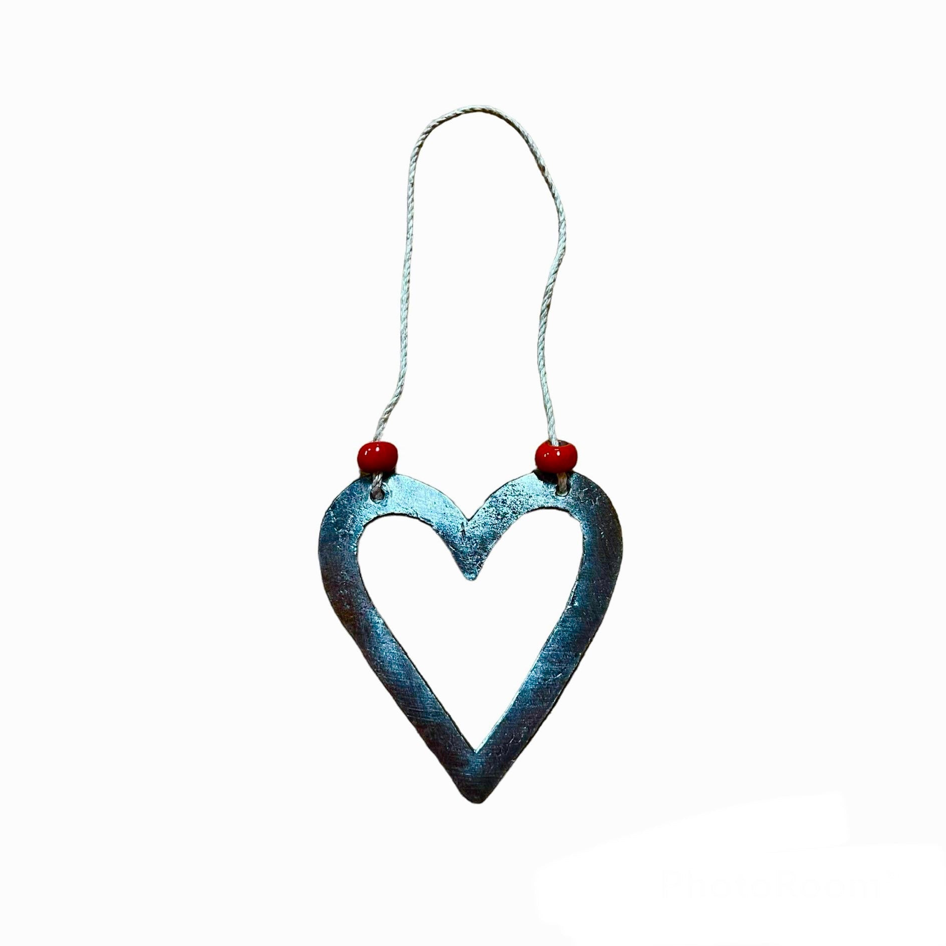 Steel Heart Ornament