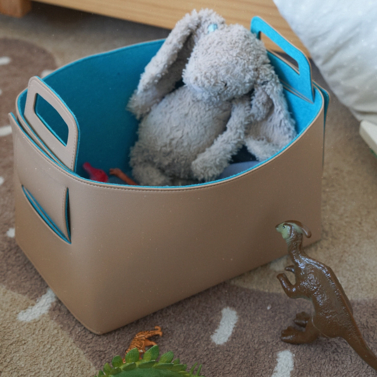 Felt-lined Storage Basket