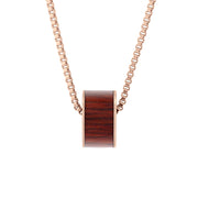 Jarrah Wide Barrel - Rose Gold