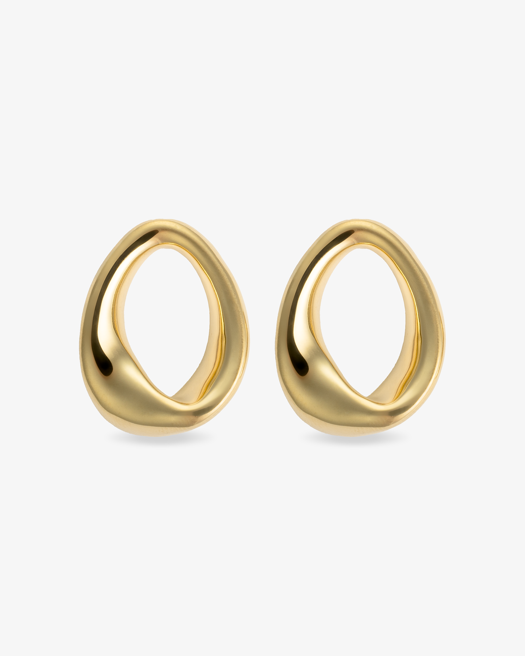 Kate Abstract Oval Earrings