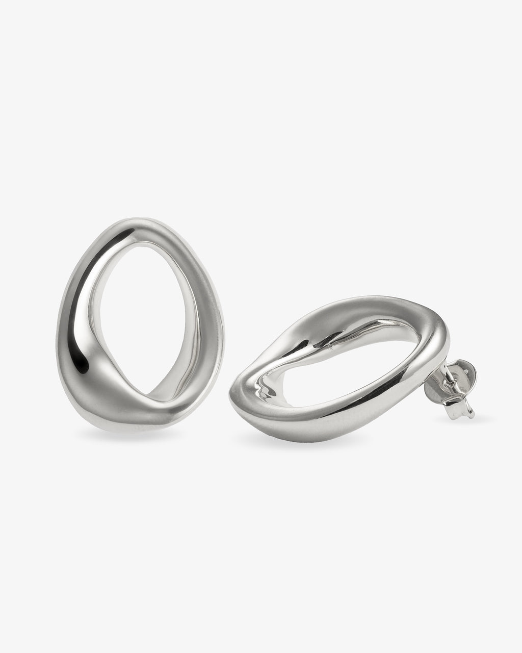 Kate Abstract Oval Earrings