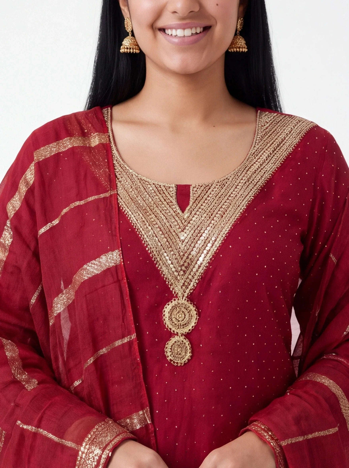 Silk party wear suit