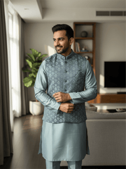 Grey kurta set