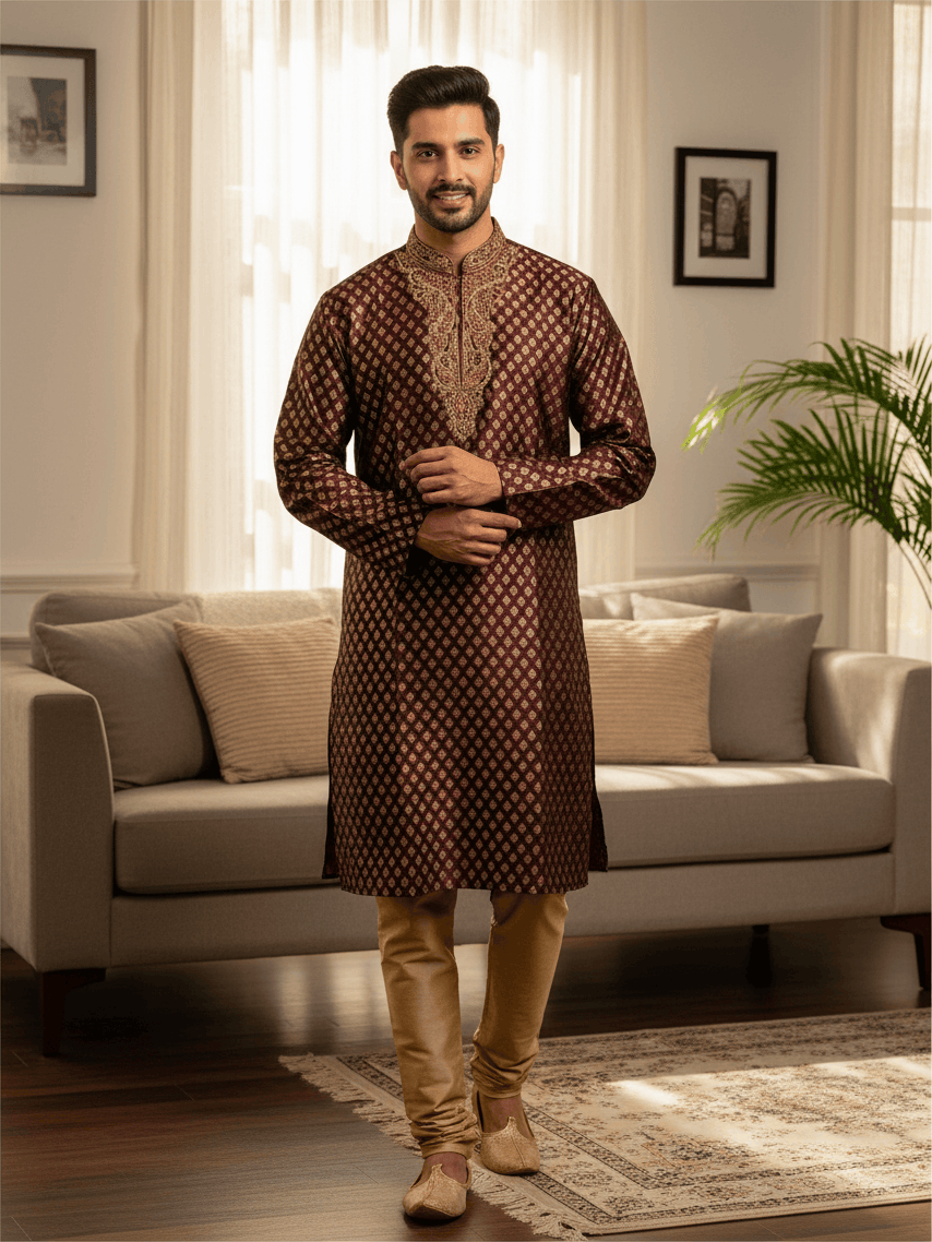 Silk Kurta pajama set