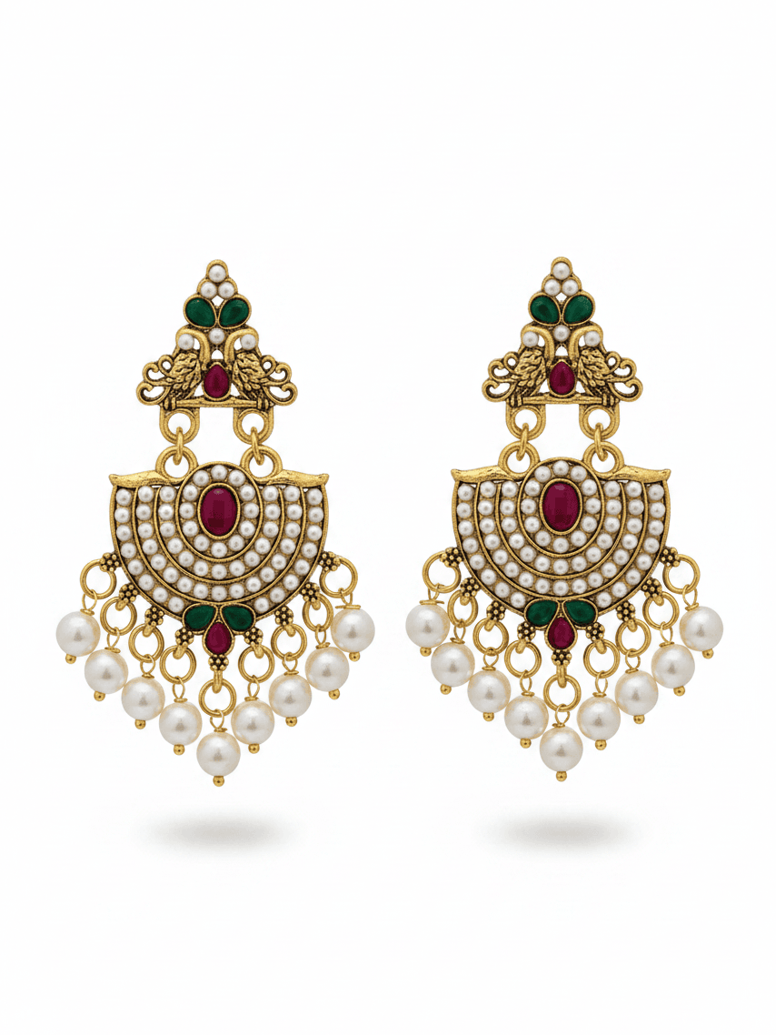 Pearl earrings