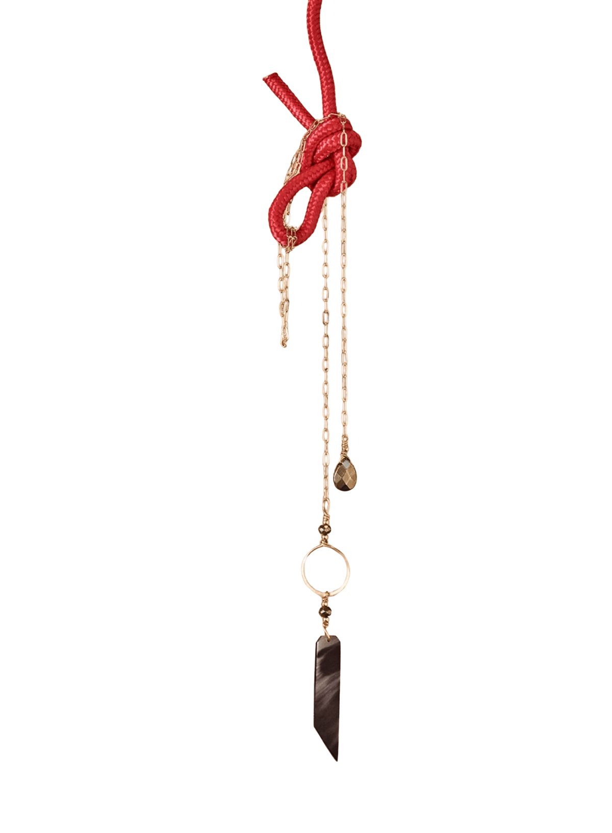 Marcilia 18K Gold Long Lariat