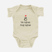 Love Grandma & Grandpa Vietnamese Onesie (Maternal)