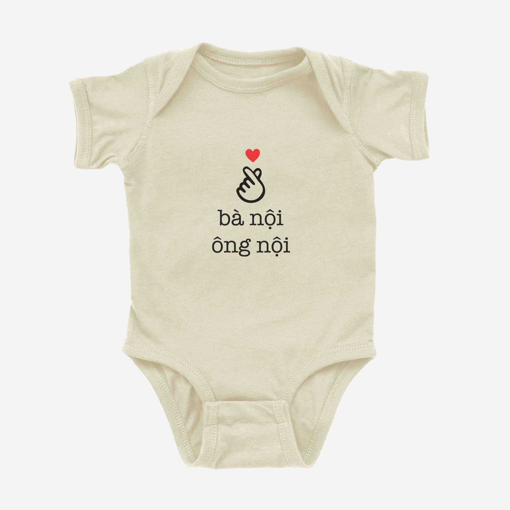 Love Grandma & Grandpa Vietnamese Onesie (Paternal)
