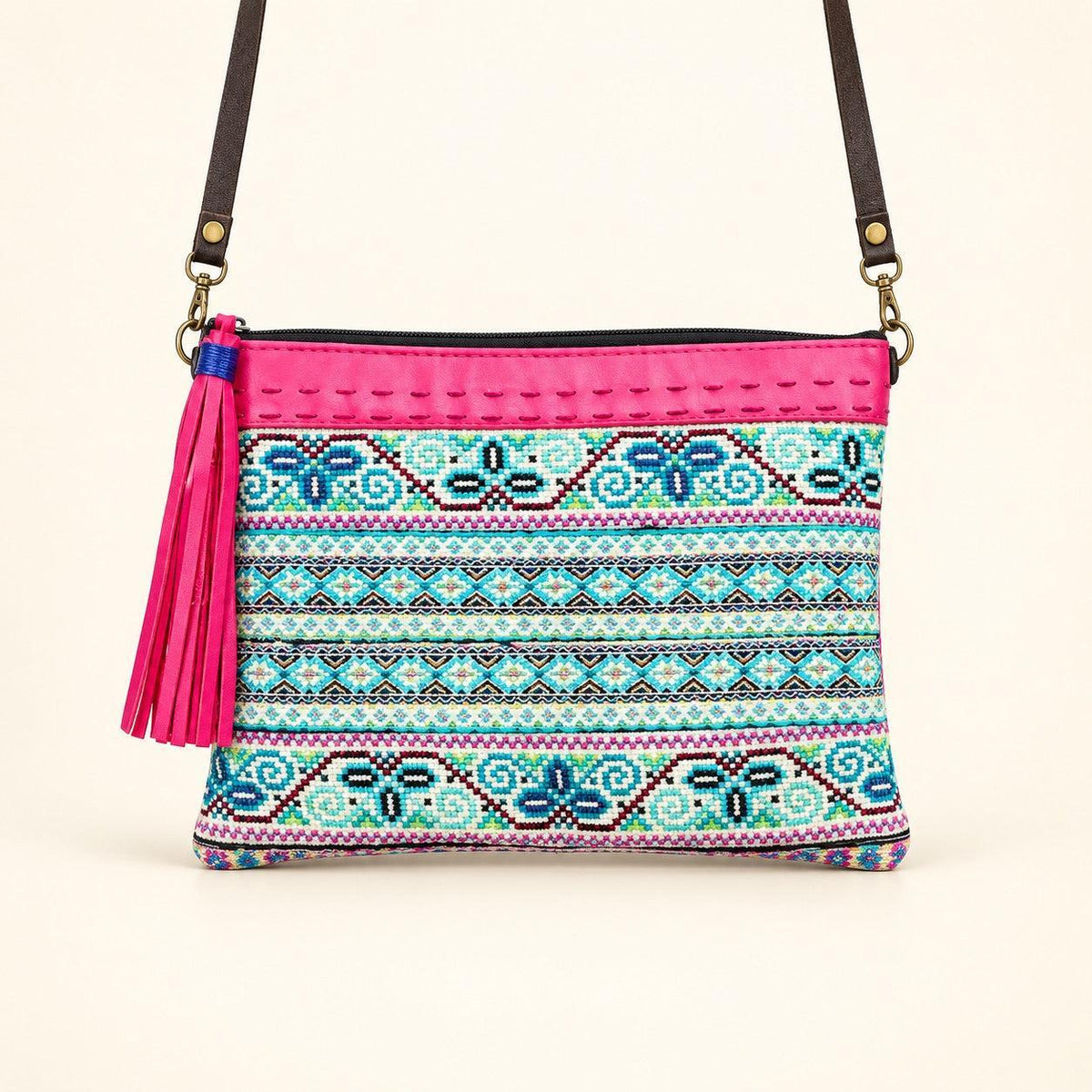 Sustainably Made Artisan Crafted Baby Carrier Cosmetic Bag- Thailand