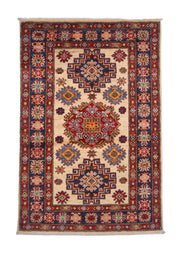 Super Kazak (2'08"x3'11") ivory/navy