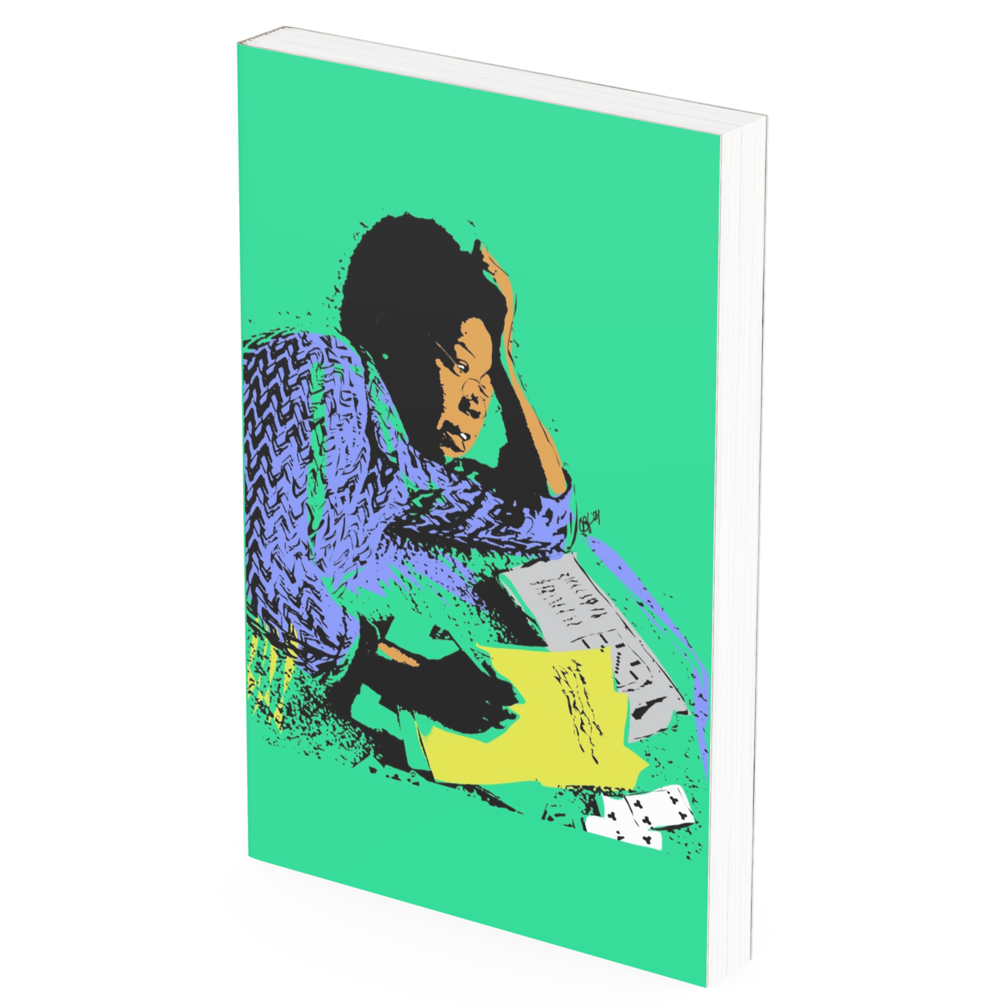 Maya Angelou Green Notebook