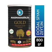 Gemlik Black Olives Gold Tin 800g