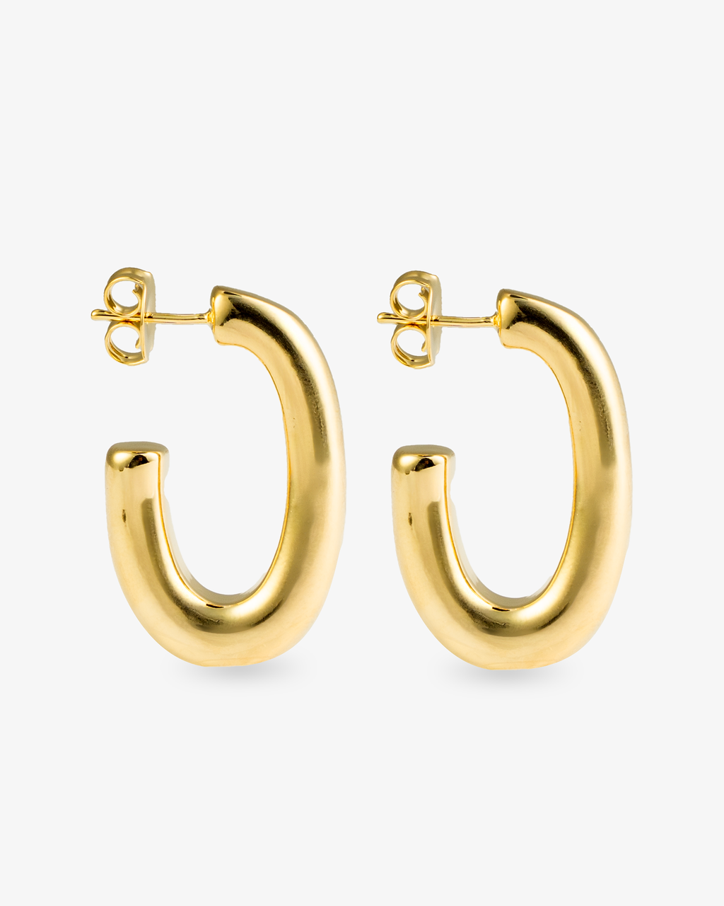 Mia Oval Open Hoops