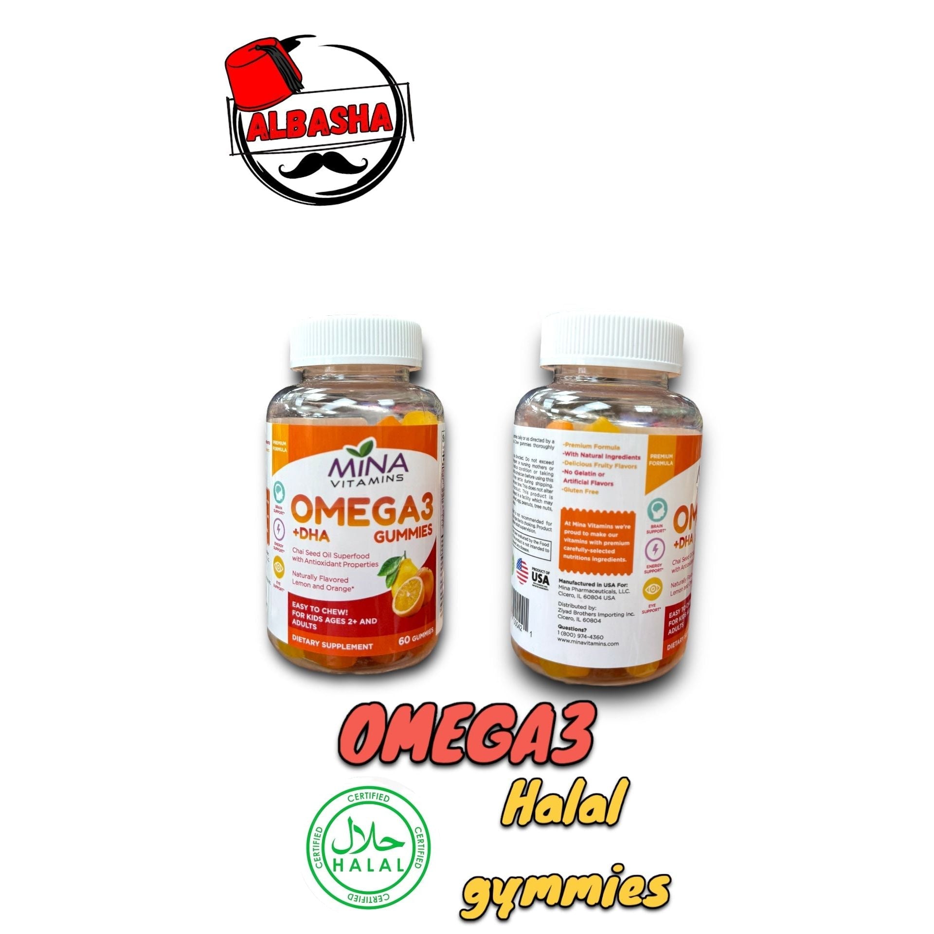Mina Vitamins Halal Omega 3 + DHA6
