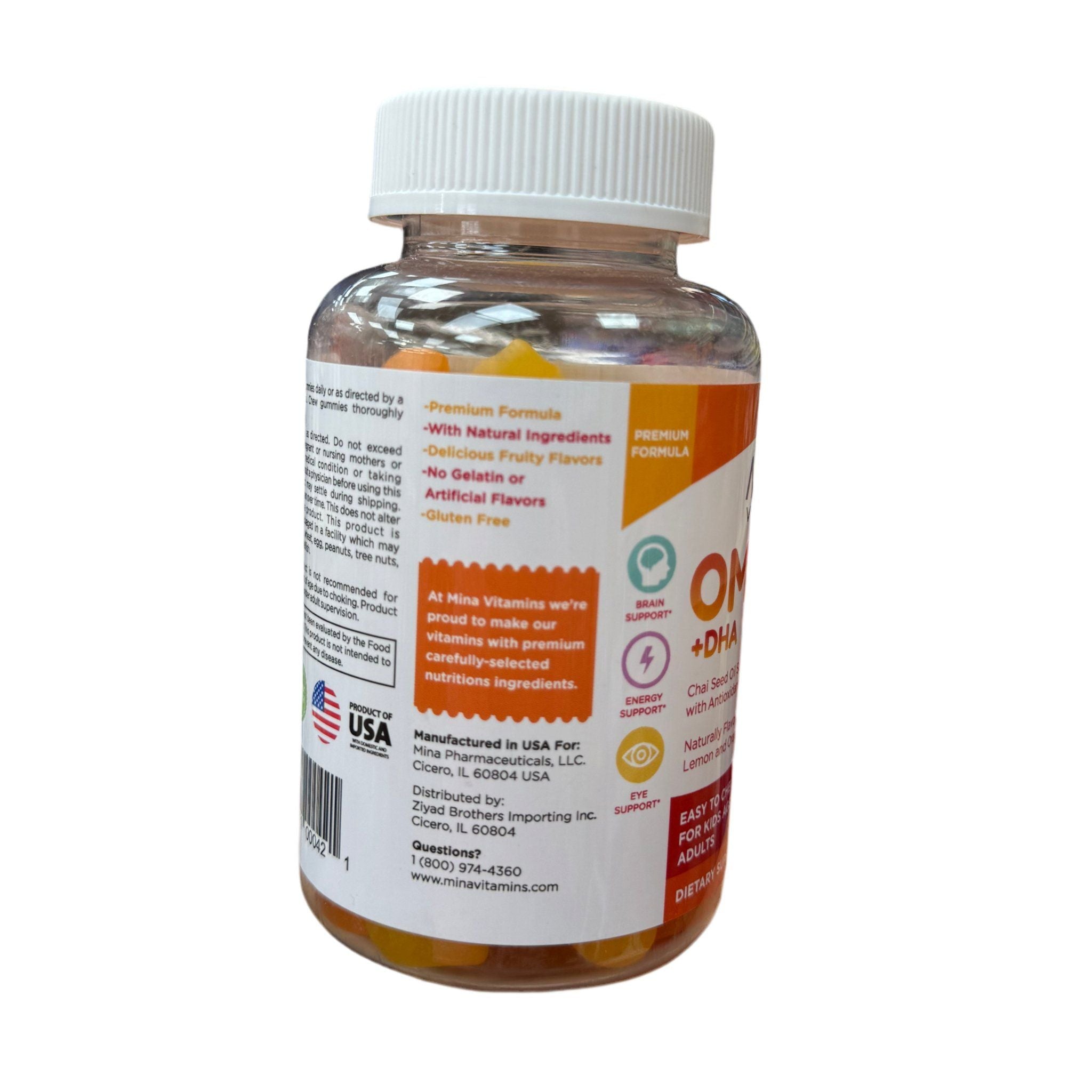 Mina Vitamins Halal Omega 3 + DHA6